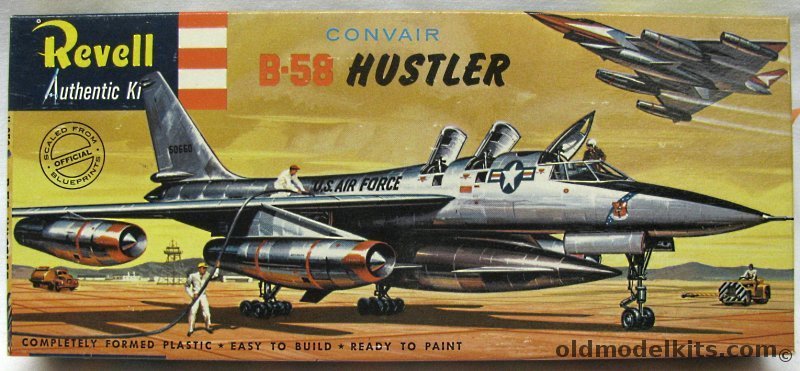Revell 1/94 Convair B-58 Hustler - 'S' Issue, H252-98 plastic model kit